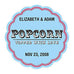 POPCORN - TOPPED WITH LOVE STICKER - AyaZay Wedding Shoppe