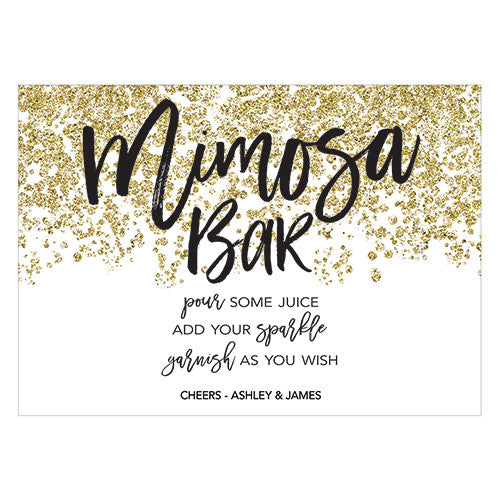 SPARKLE LARGE CARD TABLE SIGN - AyaZay Wedding Shoppe