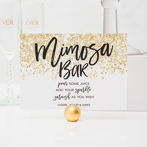 SPARKLE LARGE CARD TABLE SIGN - AyaZay Wedding Shoppe
