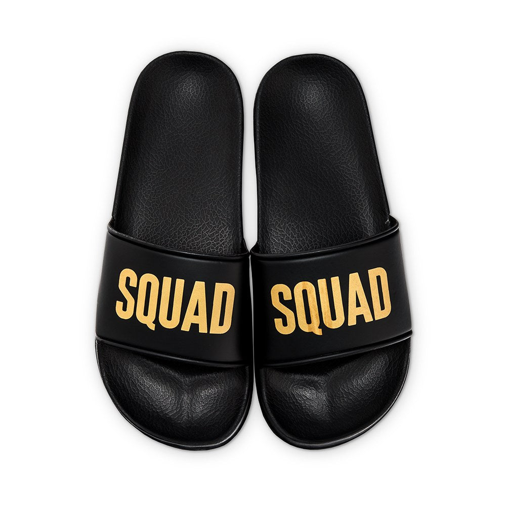 WOMEN'S BRIDAL PARTY SLIDES SANDALS - SQUAD