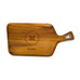 TEAK WOOD CUTTING AND SERVING BOARD WITH MONOGRAM ETCHING - AyaZay Wedding Shoppe