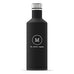 TIMES SQUARE TRAVEL BOTTLE - MATTE BLACK - TYPEWRITER MONOGRAM PRINTING - AyaZay Wedding Shoppe