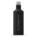 TIMES SQUARE TRAVEL BOTTLE - MATTE BLACK - CONTEMPORARY VERTICAL LINE PRINTING - AyaZay Wedding Shoppe