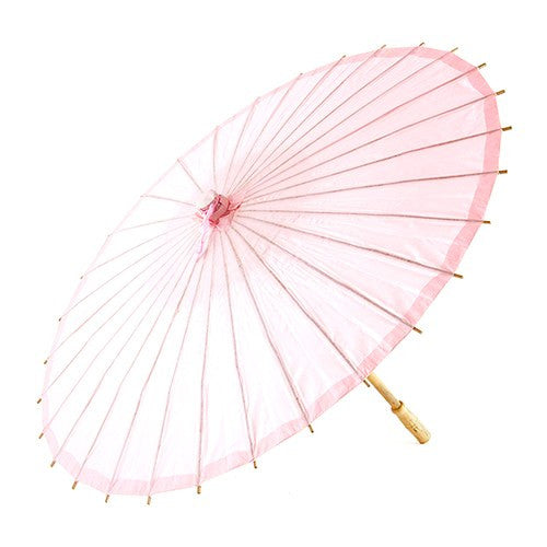 PAPER PARASOL WITH BAMBOO BONING (18 colours available) - AyaZay Wedding Shoppe