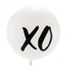 36" JUMBO WHITE ROUND WEDDING BALLOON - "XO" - AyaZay Wedding Shoppe