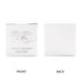 MINI CUSTOM FOIL PRINTED SQUARE PAPER FAVOR BOXES -MR. & MRS. SCRIPT