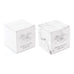 MINI CUSTOM FOIL PRINTED SQUARE PAPER FAVOR BOXES -MR. & MRS. SCRIPT