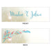 FEATHER WHIMSY SMALL RECTANGULAR FAVOUR TAG - AyaZay Wedding Shoppe