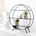 Round Metal Standing Shelf