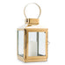 MEDIUM DECORATIVE CANDLE LANTERN - GOLD