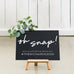 CUSTOM WEDDING CHALKBOARD SIGN - OH SNAP