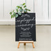 CUSTOM WEDDING CHALKBOARD SIGN - UNPLUGGED CEREMONY