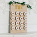 PERSONALIZED WOODEN DONUT WALL DISPLAY - SANS SERIF MONOGRAM