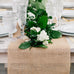 RUSTIC BURLAP TABLE RUNNER - NATURAL