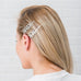 RHINESTONE BRIDAL PARTY WORD HAIR CLIPS - XOXO BRIDE