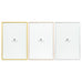 LARGE 12 X 18" METALLIC PICTURE FRAME - GOLD, SILVER & ROSE GOLD