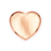 SMALL ROSE GOLD HEART DISPOSABLE PAPER PARTY PLATES (8/pkg)