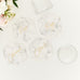 HEXAGONAL PAPER DRINK COASTERS - GEO MARBLE (set of 12)