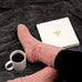 COZY SHERPA LINED CABLE KNIT SLIPPER SOCKS - CUSTOM TEXT  WRAP