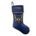 CUSTOM EMBROIDERED PLUSH CHRISTMAS STOCKING - RUDOLPH