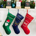 CUSTOM EMBROIDERED PLUSH CHRISTMAS STOCKING - RUDOLPH