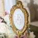 OVAL BAROQUE STANDING FRAME - GOLD - AyaZay Wedding Shoppe