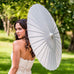 PAPER PARASOL WITH BAMBOO BONING (18 colours available) - AyaZay Wedding Shoppe