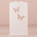 "Light The Way" WHITE LUMINARY BAGS WITH DIE-CUT BUTTERFLY PATTERN (12/pkg) - AyaZay Wedding Shoppe