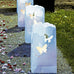 "Light The Way" WHITE LUMINARY BAGS WITH DIE-CUT BUTTERFLY PATTERN (12/pkg) - AyaZay Wedding Shoppe