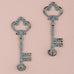 VINTAGE INSPIRED KEY HOOK WITH DISTRESSED FINISH (2/pkg) - AyaZay Wedding Shoppe