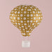 HOT AIR BALLOON PAPER LANTERN SET IN GOLD AND WHITE (3/pkg) - AyaZay Wedding Shoppe