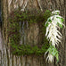 FAUX MOSS AND WICKER SQUARE FRAME - AyaZay Wedding Shoppe