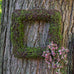 FAUX MOSS AND WICKER SQUARE FRAME - AyaZay Wedding Shoppe