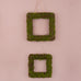 FAUX MOSS AND WICKER SQUARE FRAME - AyaZay Wedding Shoppe