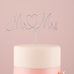 MR. AND MRS. TWISTED WIRE CAKE TOPPER - AyaZay Wedding Shoppe