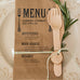 ECO WOOD UTENSIL SET (12 utensils - 4 of each per set) - AyaZay Wedding Shoppe