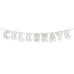 SILVER FOIL BALLOON DECORATION - CELEBRATE - AyaZay Wedding Shoppe