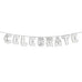 SILVER FOIL BALLOON DECORATION - CELEBRATE - AyaZay Wedding Shoppe