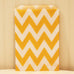 Yellow Chevron Treat Bags (24/pkg) - AyaZay Wedding Shoppe