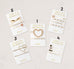 CUSTOM BRIDAL PARTY HAIR CLIPS - COULDN'T TIE THE KNOT  WITHOUT YOU