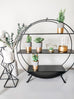 Round Metal Standing Shelf