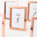 MINI EASEL BACK PHOTO FRAME 3 PIECE SET - ROSE GOLD