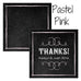 SQUARE FAVOUR TAG WITH CHALKBOARD PRINT DESIGN - AyaZay Wedding Shoppe