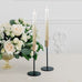 GOLD OMBRE ARTIFICIAL FLAMELESS LED TAPER CANDLE - SET OF 2