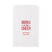 BRING ON THE CHEER FLAT POCKET STYLE GOODIE BAG - AyaZay Wedding Shoppe