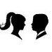 SWEET SILHOUETTES SMALL STICKER - AyaZay Wedding Shoppe