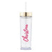 PERSONALIZED PLASTIC DRINK TUMBLER - CALLIGRAPHY TEXT PRINTING - AyaZay Wedding Shoppe