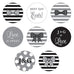 CELEBRATION SMALL ROUND STICKER ASSORTMENT SET (40/pkg) - AyaZay Wedding Shoppe