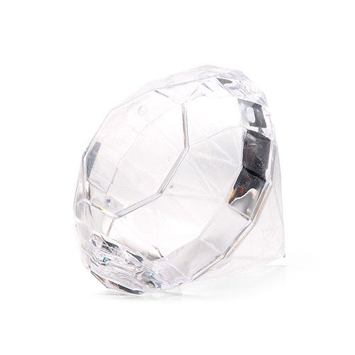CLEAR ACRYLIC DIAMOND WEDDING FAVOR (4/pkg) - AyaZay Wedding Shoppe