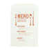 FLAT POCKET GOODIE BAG WITH UTENSIL MENU PRINT - AyaZay Wedding Shoppe